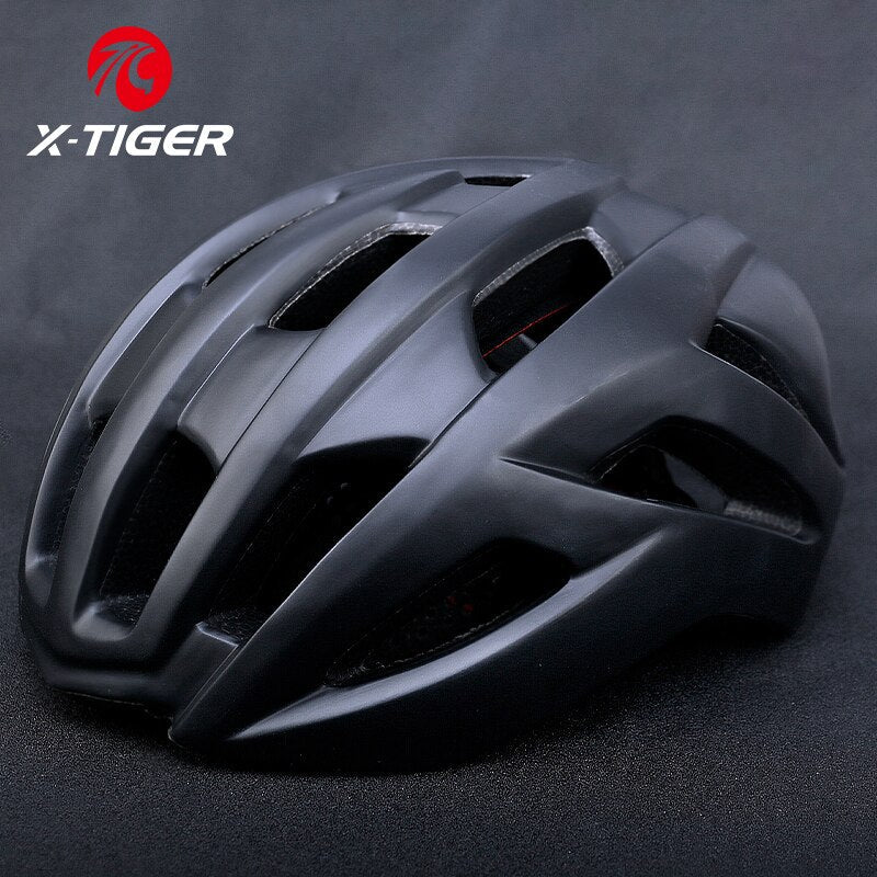 X-Tiger Bicycle Helmet Outdoor Sport Ultralight LED Light Cycling Safety Helmet Intergrally-Molded Mountain Road Bike MTB Helmet
