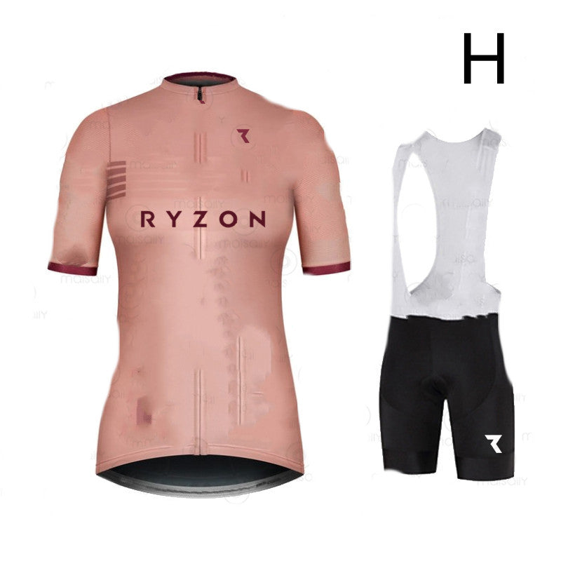Women's Mountain Bike Cycling Jersey Short Sleeve Summer Outfit - Blue Force Sports