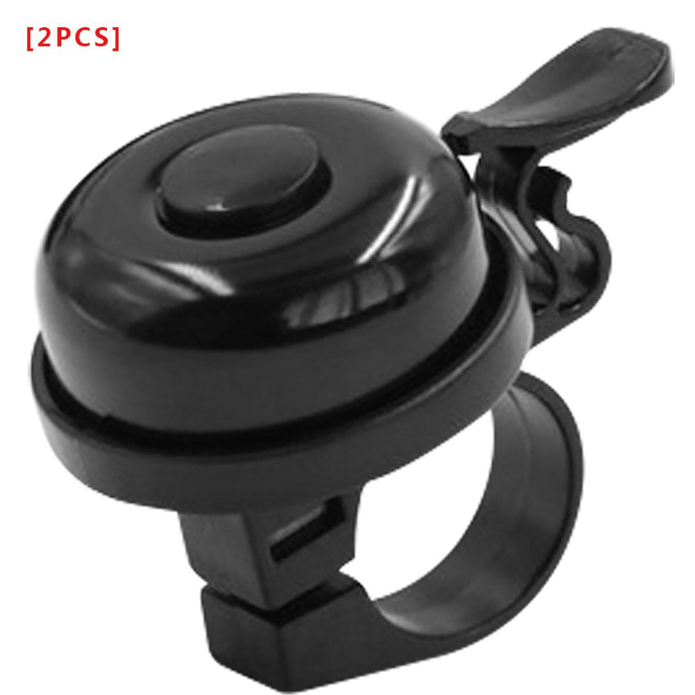 6Pcs Bike Bell Handlebar Loud Sound Siren Mountain Road Cycling Aluminum Alloy Alarm Ring Bicycle Accessory, Red