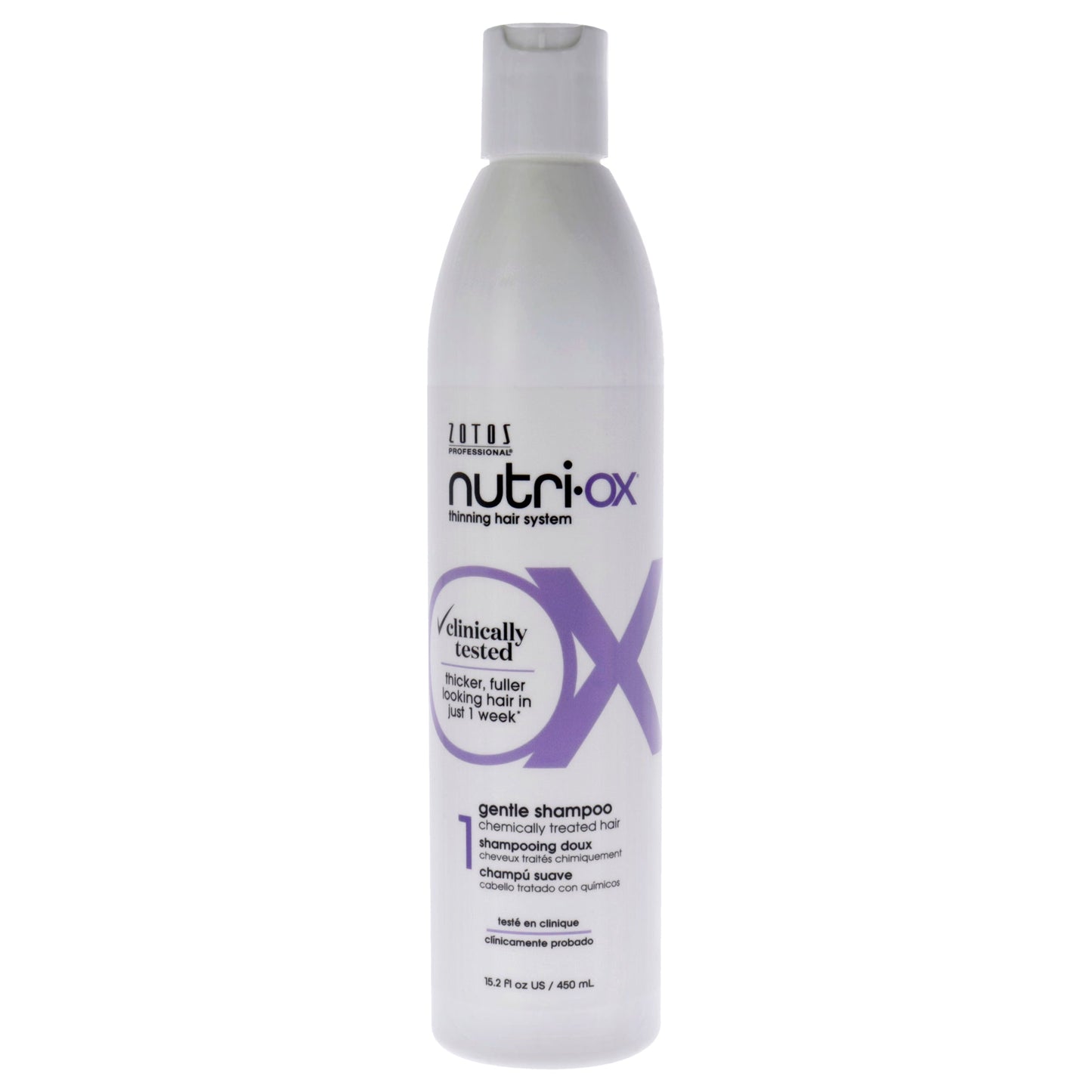 Chemically Treated Hair Shampoo by Nutri-Ox for Unisex - 15.2 oz Shampoo