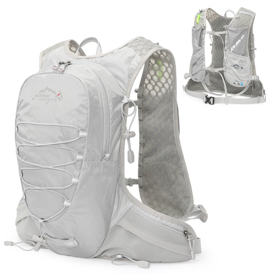 12L Cycling Hydration Backpack Lightweight Riding Vest Pack Backpack for Running Camping Hiking Mountaineering