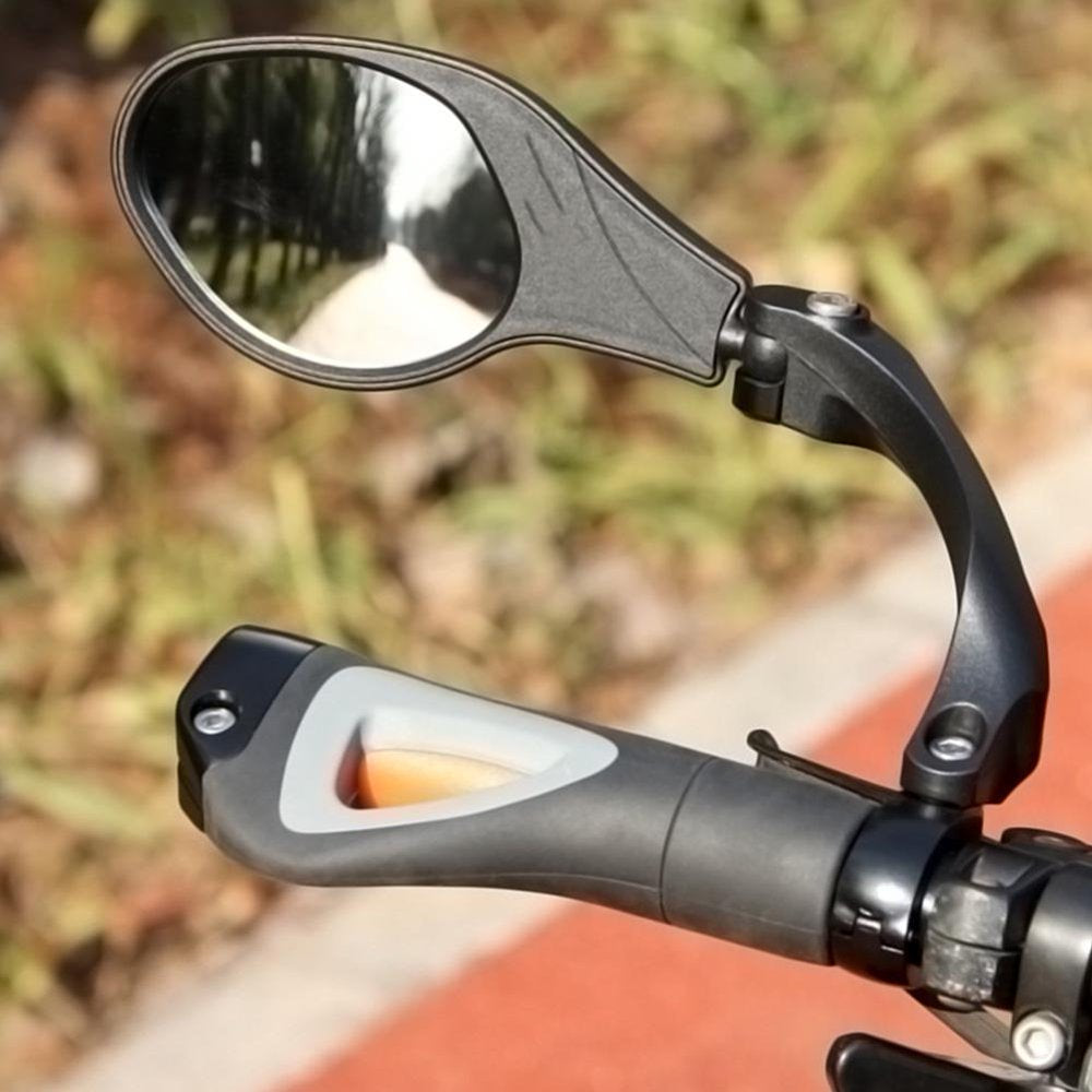YLSHRF Back View Mirror, Bicycle Handlebar Rearview Mirror,Bicycle Handlebar Review Rear Back View 360 Rotation Mirror for Mountain Road Bikes