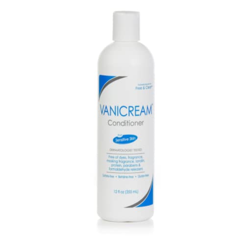 Vanicream Conditioner – pH Balanced Mild Formula Effective For All Hair Types and Sensitive Scalps - Free of Fragrance, Lanolin, and Parabens – 12 Fl Oz