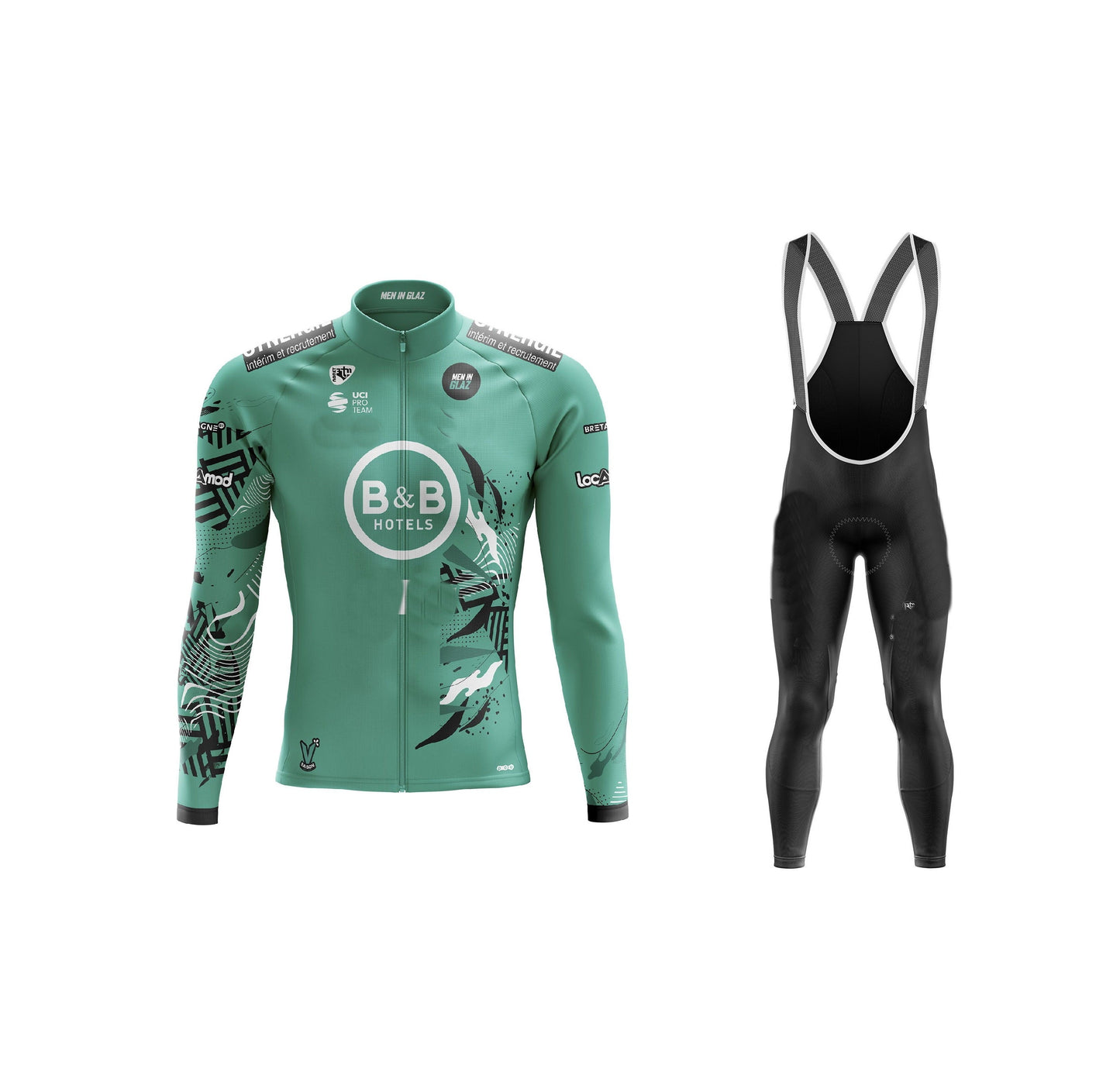 Summer New Year Cycling Jersey Short-sleeved Suit - Blue Force Sports