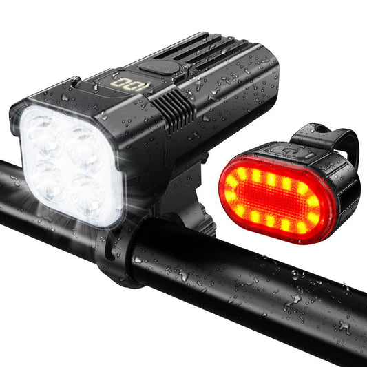 Bike Lights Kit, 2000Lm Bicycle Lights for Night Riding, Bike Lights Front and Back, Bike Tail Light, 36 Hours Runtime, IP65 Waterproof Bicycle Accessories