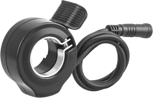 Zeekpowa Thumb Throttle for Bafang 3 Pin Female Connector Speed Throttle for BBS01B BBS02B BBSHD Mid Drive Motor eBike Conversion Kits E-Bike Throttle with 17.7 inch Cable