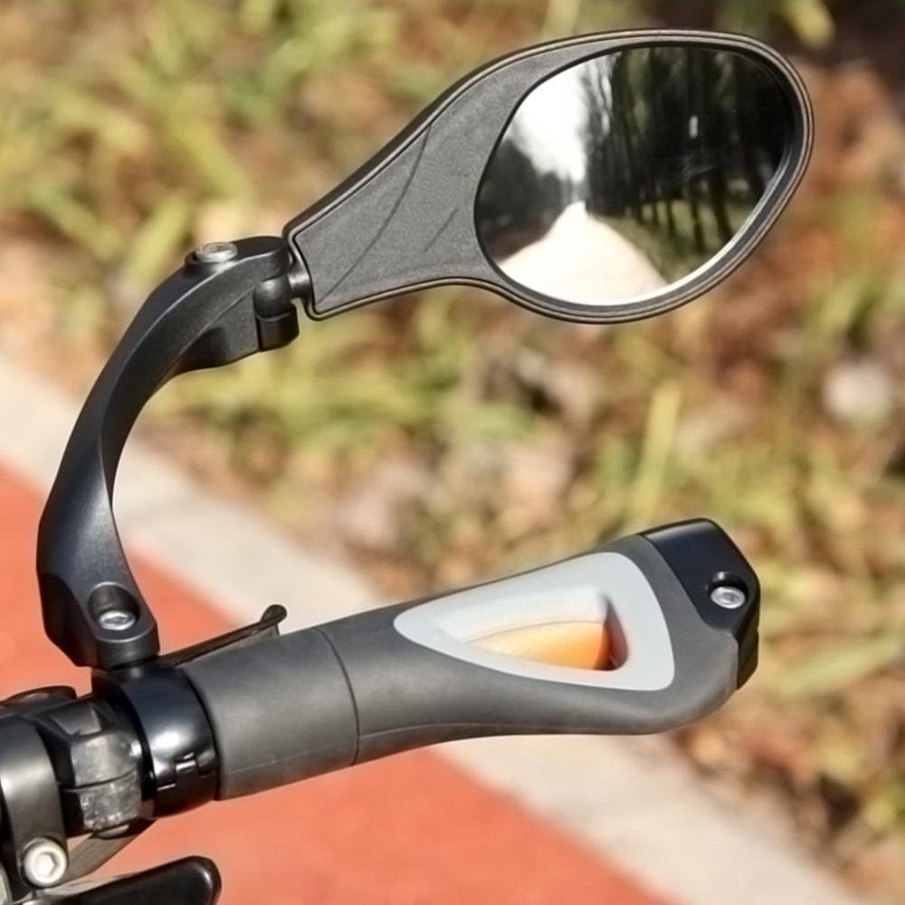 YLSHRF Back View Mirror, Bicycle Handlebar Rearview Mirror,Bicycle Handlebar Review Rear Back View 360 Rotation Mirror for Mountain Road Bikes