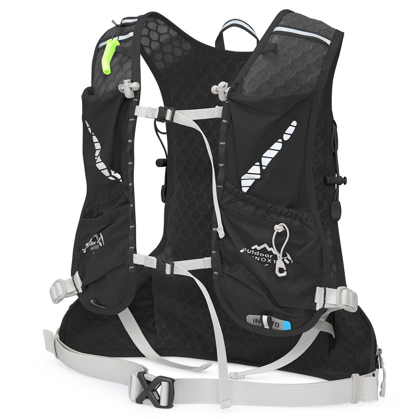12L Cycling Hydration Lightweight Riding Vest Pack for Running Camping Hiking Mountaineering
