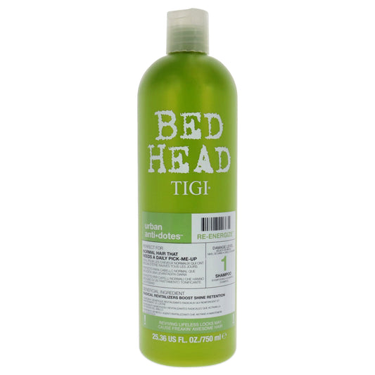 Bed Head Urban Antidotes Re-energize Shampoo by TIGI for Unisex - 25.36 oz Shampoo