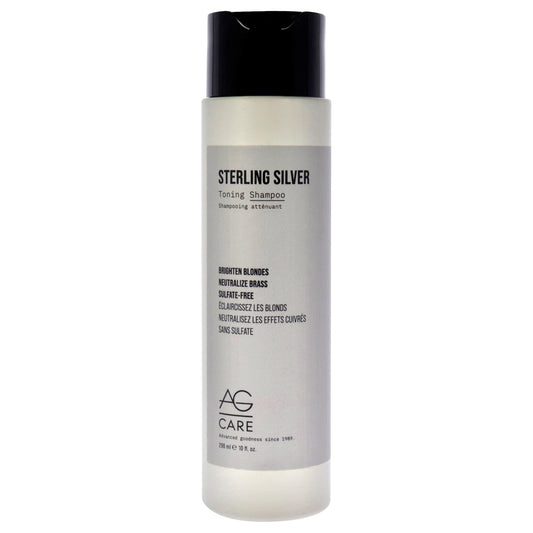 Sterling Silver Toning Shampoo by AG Hair Cosmetics for Unisex - 10 oz Shampoo