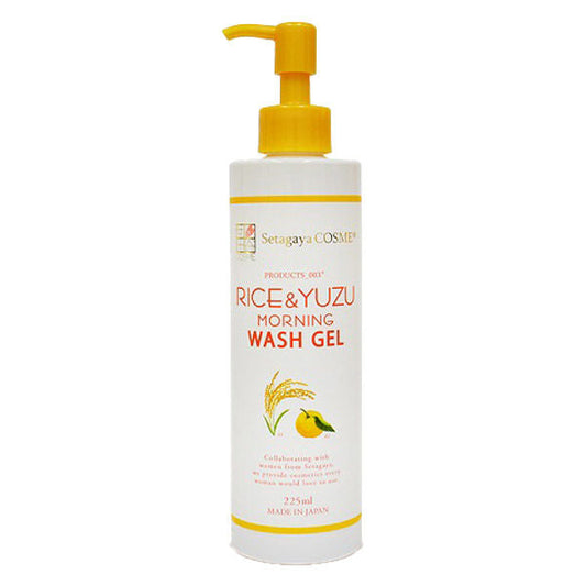 Setagaya Cosme Rice & Yuzu Morning Wash Gel 225ml - Japanese Facial Gel Wash