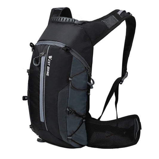 ammoon Cycling Backpack, Black Green Waterproof Bag with Breathable Design, 10L Ultralight Bike Water Bag