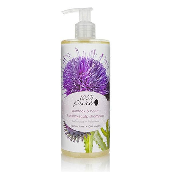 100 Percent Pure Shampoo - Burdock & Neem - The Green Kiss